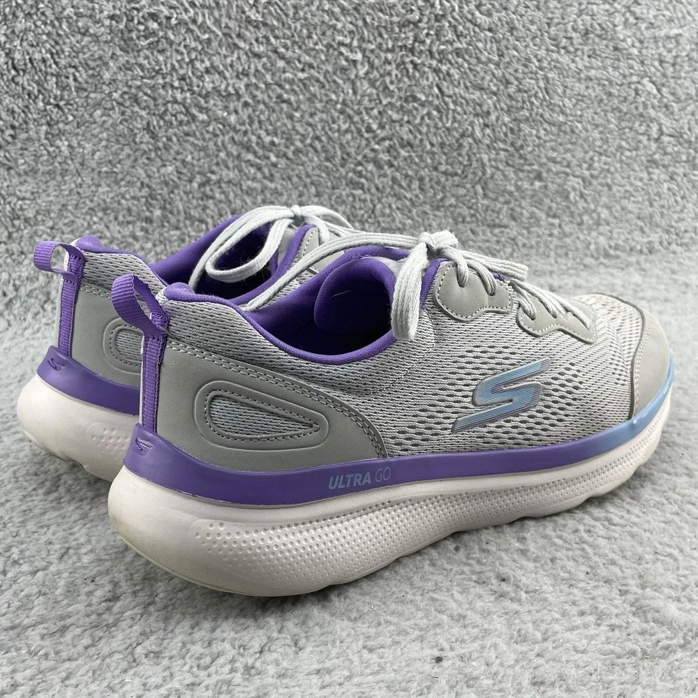 Skechers Ultra Go Run Shoes Womens‎ 9.5 Gray Sneaker Sportswear Training Jogging